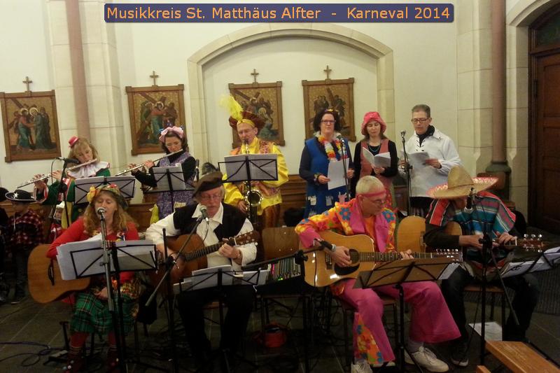 Musikkreis in der Karnevalsmesse 2014